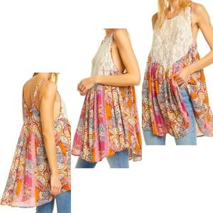 Free People Count Me In Trapeze dress, long top